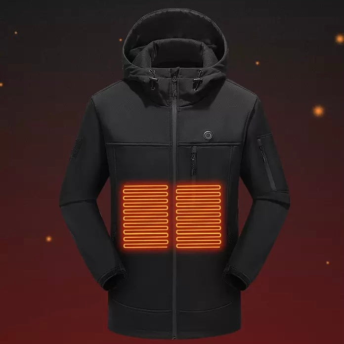 10-Zone Softshell Heated Jacket Waterproof Winter Coat｜LITEGUEST™