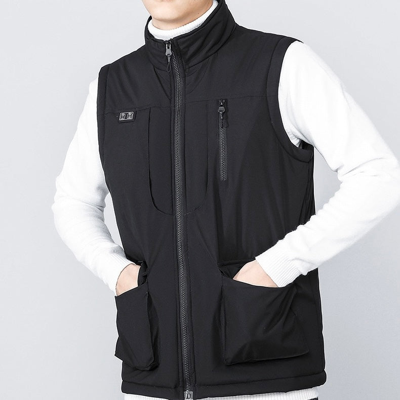 LITEGUEST™ Heated Vest – 11-Zone Smart Heating with Stand Collar
