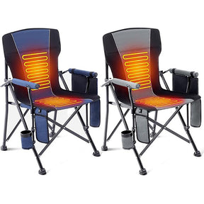 Outdoor camping portable heated folding chair Heated camping fishing chair