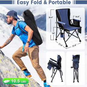 Outdoor camping portable heated folding chair Heated camping fishing chair