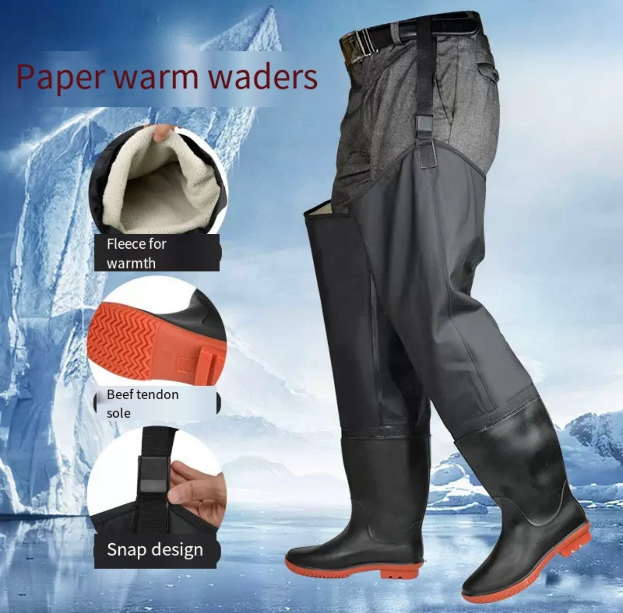 LITEGUEST™ Thermal Waterproof Fishing Waders – Insulated & Durable