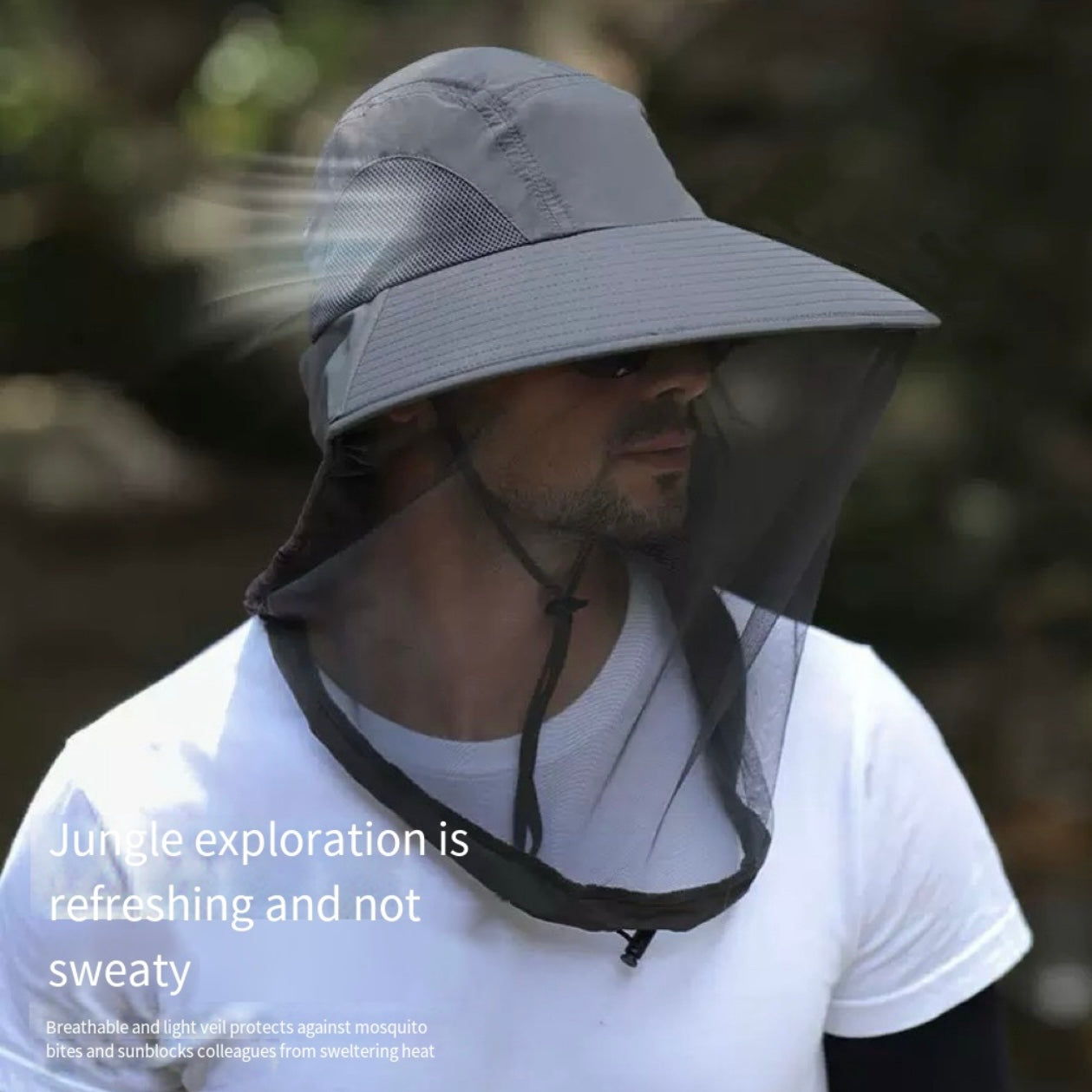 LITEGUEST™ Mosquito-Proof Fishing Hat – UV & Insect Protection