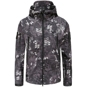 Camouflage Heated Outdoor Jacket With Portable Charger - Stay Warm and Stylish for Hunting, Fishing