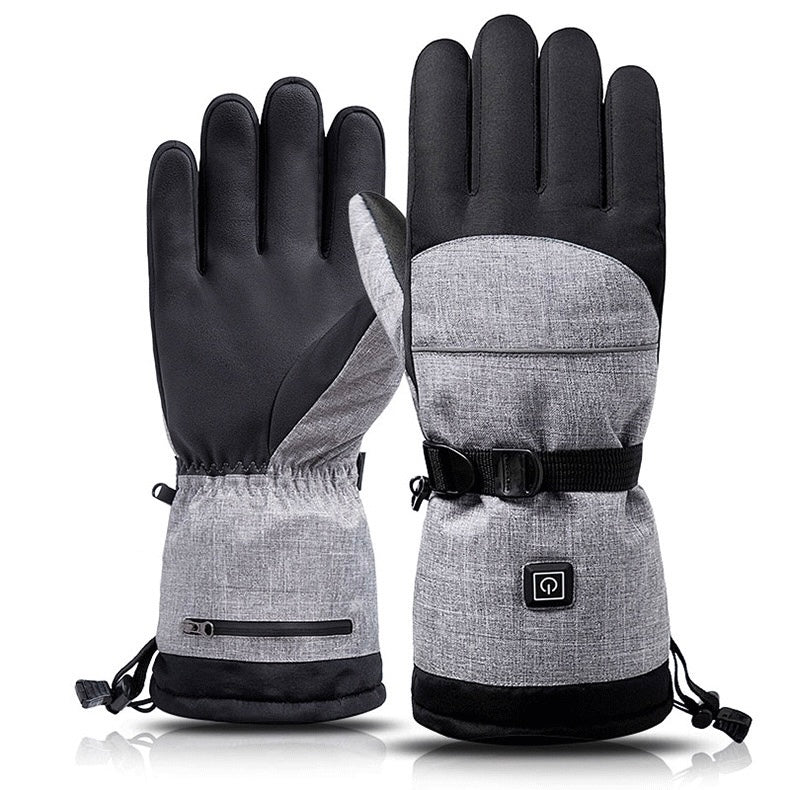 Ultimate Heated Winter Gloves With Portable Charger - Waterproof, Warm, and Cold-Resistant for Outdoor Activities