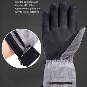 Ultimate Heated Winter Gloves With Portable Charger - Waterproof, Warm, and Cold-Resistant for Outdoor Activities