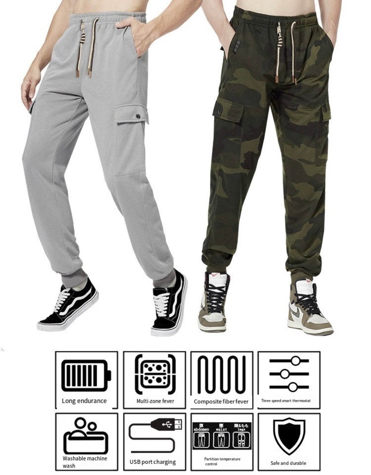 LITEGUEST™ Heated Cargo Pants – Insulated Outdoor Activities