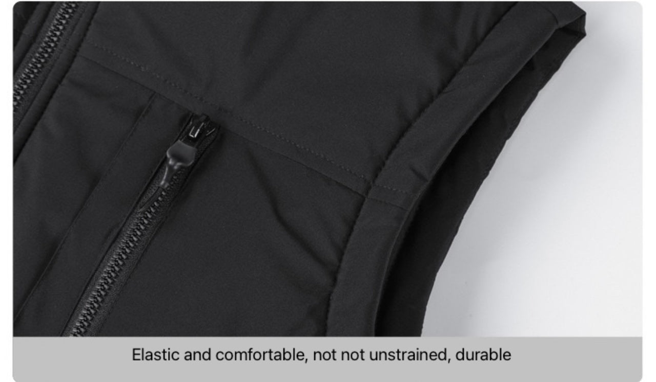 LITEGUEST™ Heated Vest – 11-Zone Smart Heating with Stand Collar