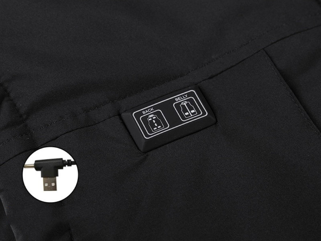 LITEGUEST™ Heated Vest – 11-Zone Smart Heating with Stand Collar