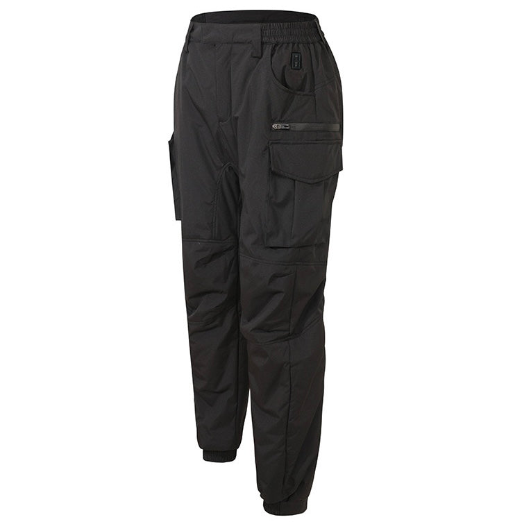 Thickened Winter Thermal Cycling Pants with Multiple Pockets and 18 Heating Zones Heated Pants With Portable Charger