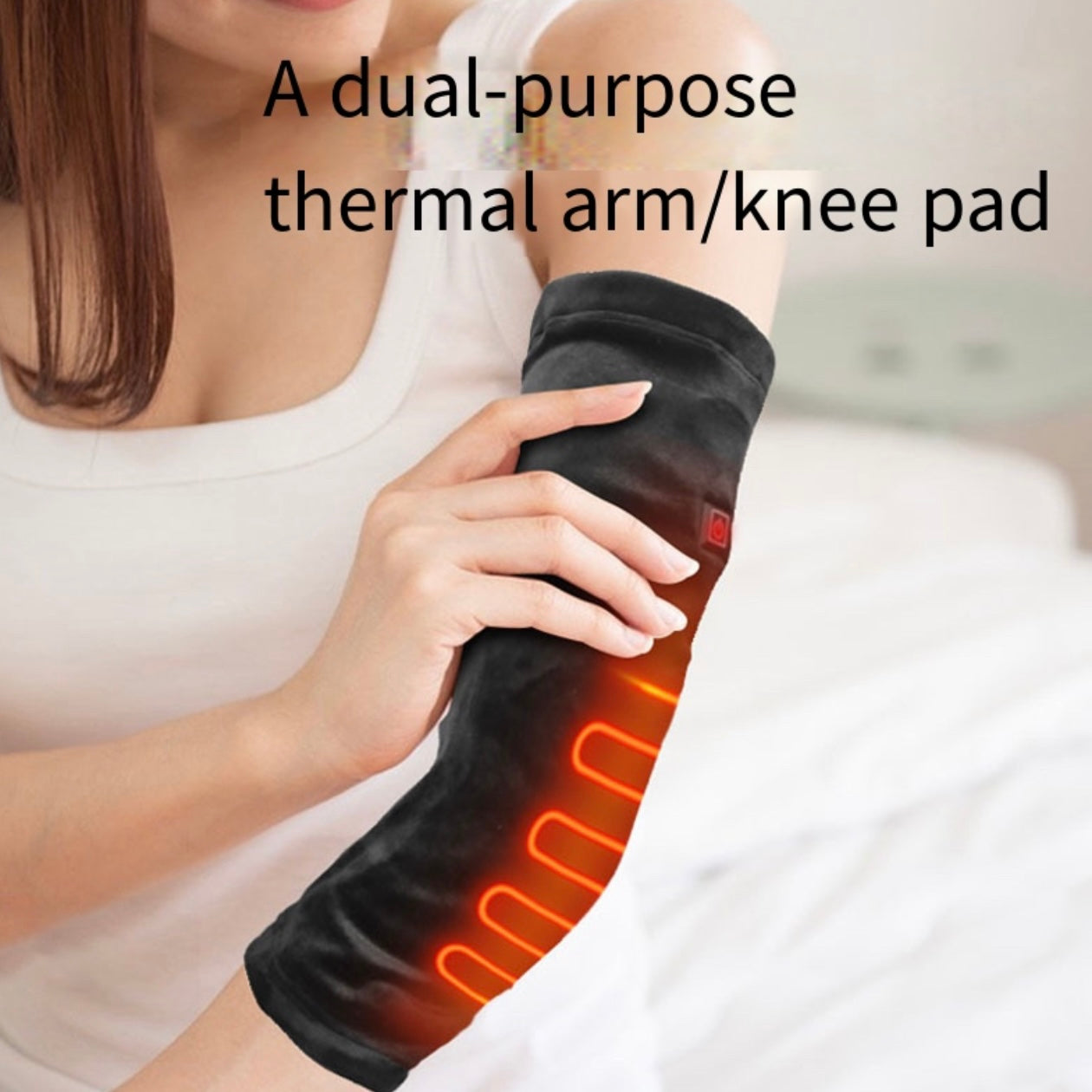 USB-Powered Heated Knee and Elbow Brace: Three-Level Temperature Control for Outdoor Cold Protection and Sports