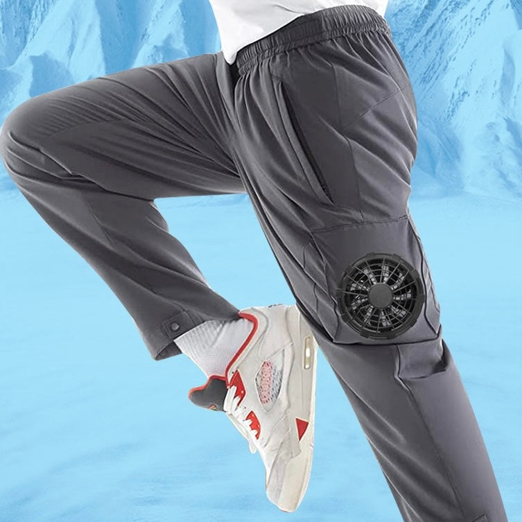 LITEGUEST™ Smart Cooling Pants – Fan-Powered & Breathable for Summer Outdoors
