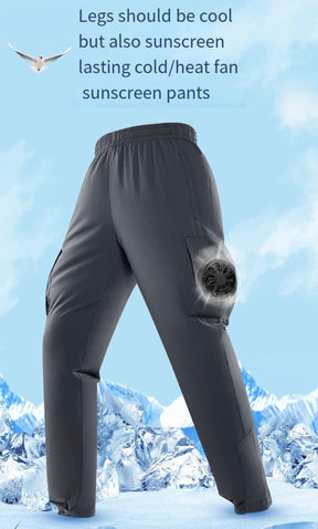 Summer Cooling Solution Smart Air-Conditioned Fan Cooling Pants for Outdoor Activities