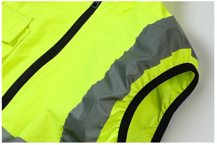 Reflective Cooling Fan Vest Summer Outdoor Workwear Cooling Vest for Outdoor Working