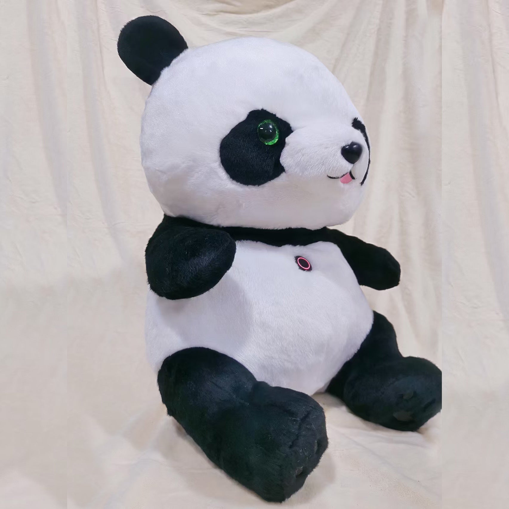 Heated Panda Plush Pillow Winter Warming Cushion for Home