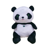 Heated Panda Plush Pillow Winter Warming Cushion for Home