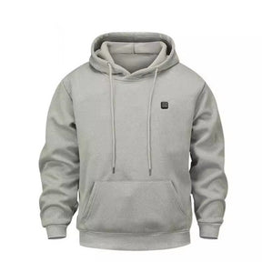 Unisex 5 Zones Heated Hoodies Sweatshirts With Portable Charger for Winter Outdoor Activities