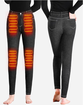 4-Zone Heated Electric Jeans Stay Warm in Style