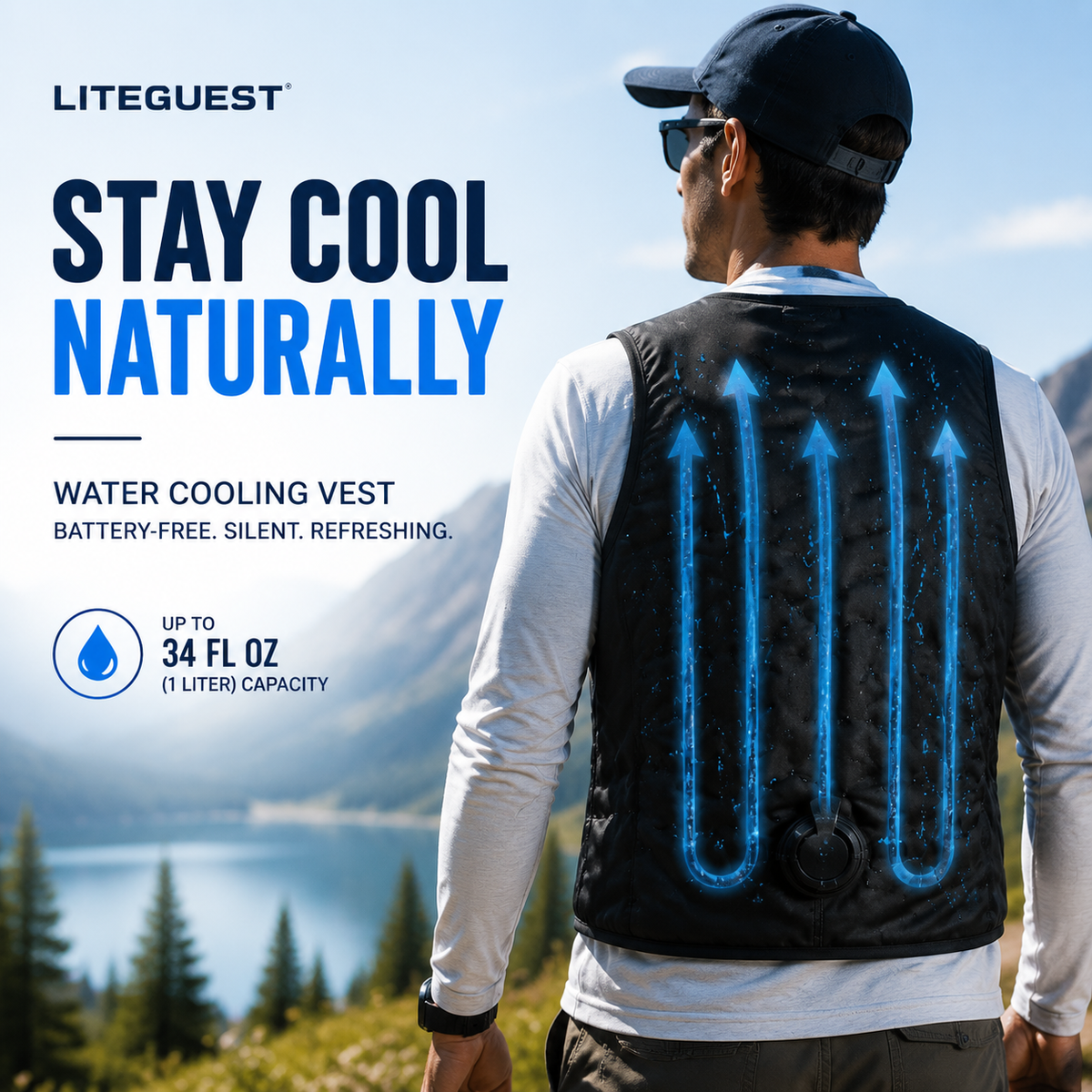 Water cooling Cooling vest 水冷 式 ベスト 健康用品 ICE WATER