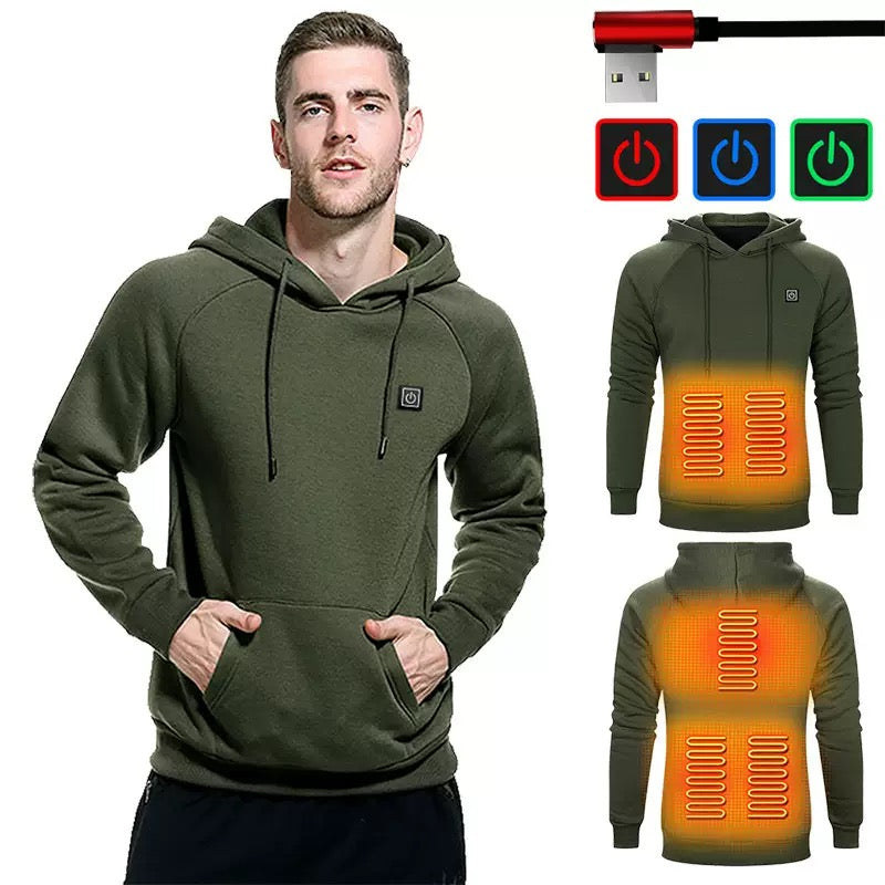  LITGUEST heated hoodies-keeping thermal with five zones of heating