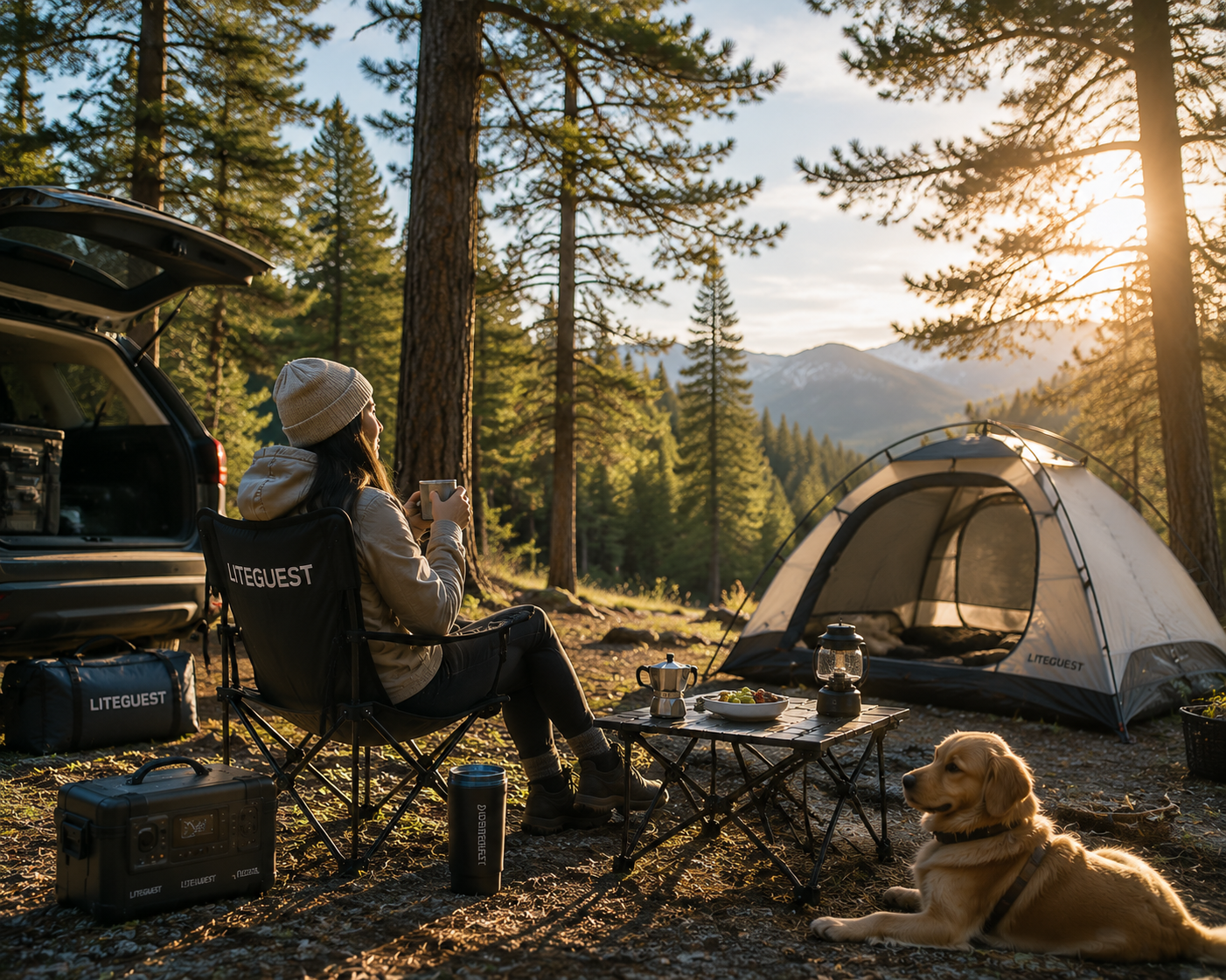 MAKE OUTDOOR LIFE FEEL LIGHTER